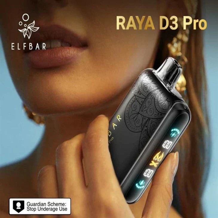 Elf Bar Raya D3 Pro 30K Peach Mango Watermelon Ice - Vape Shop Noida