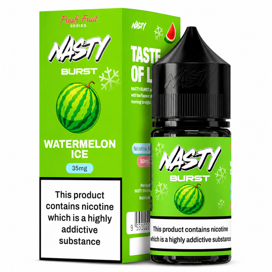 Nasty Burst Watermelon Ice Nic Salt 30ML | 35mg & 50mg