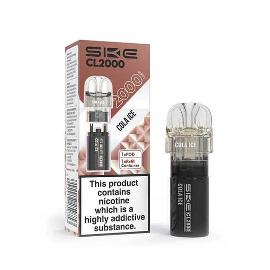 SKE CL2000 Cola Ice Prefilled Pod + Refill - 20mg