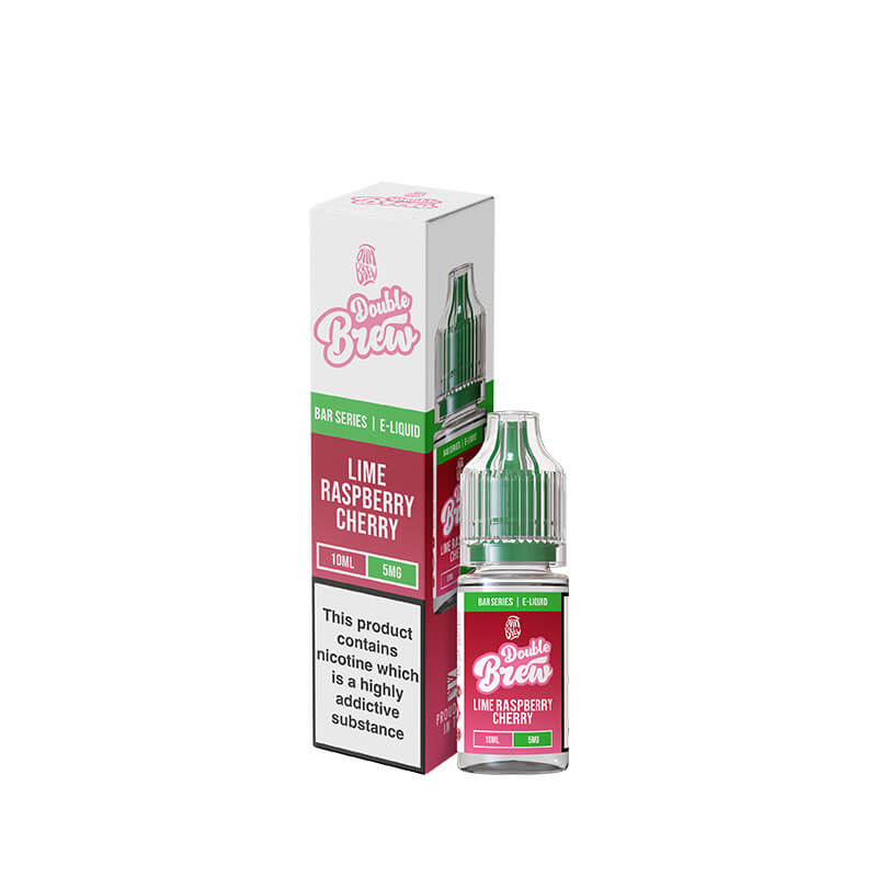 Ohm Brew Double Brew Lime Raspberry Cherry 10ml Nic Salt E-Liquid