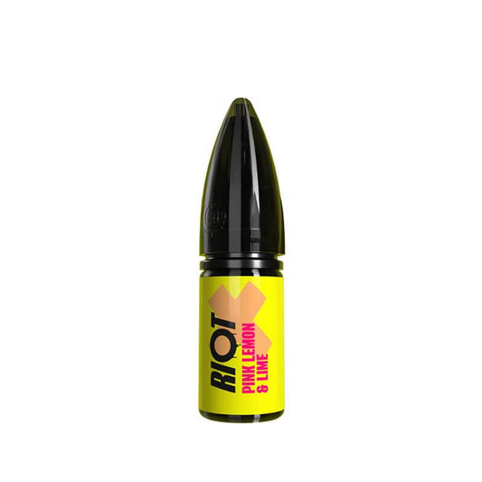 Riot X Nic Salts Pink Lemonade & Lime 10ml E-Liquid