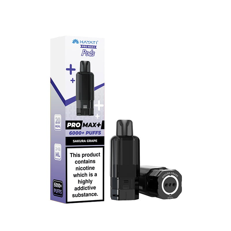 Hayati Pro Max Plus Sakura Grape Prefilled Pod + Refill