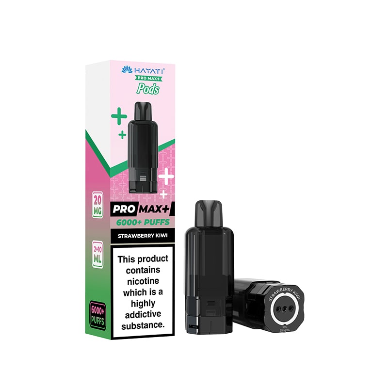 Hayati Pro Max Plus Strawberry Kiwi Prefilled Pod + Refill