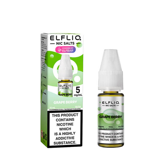 Elf Bar ElfLiq Grape Berry Nic Salt E-Liquid