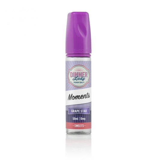 Grape Star - Dinner Lady Ice Moments | 60ML Vape Juice | 3MG,6MG |