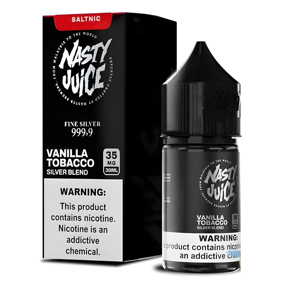 Vanilla Tobacco - Nasty Juice | 30ML Vape Nic Salt | 35MG,50MG | Vape Mash India