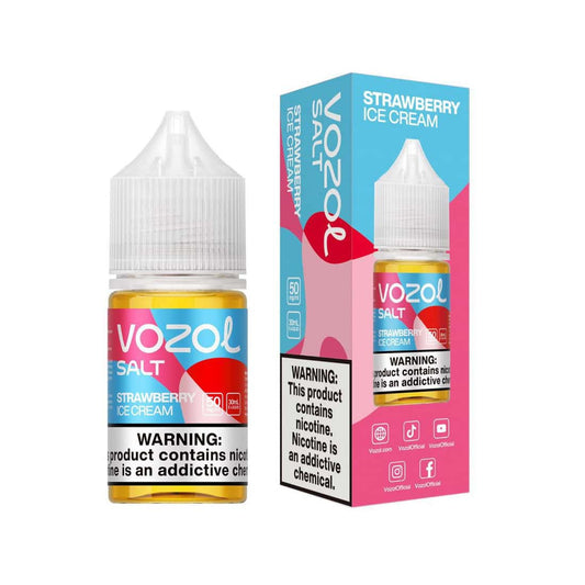 Vozol Salt Nic Strawberry Ice Cream 30ml (50mg) India